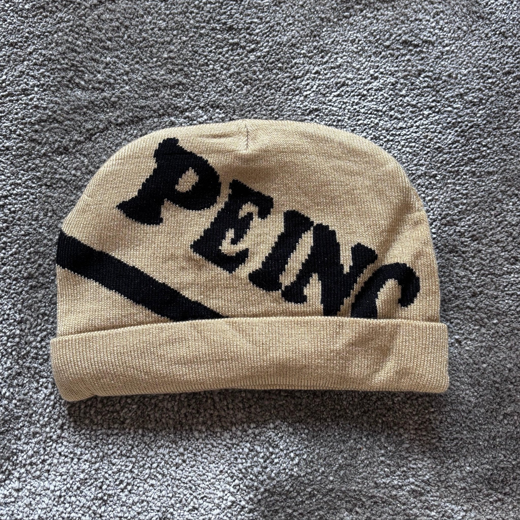 PE INC ORIGINAL BEANIE - (TAN & BLACK) - Pe - inc
